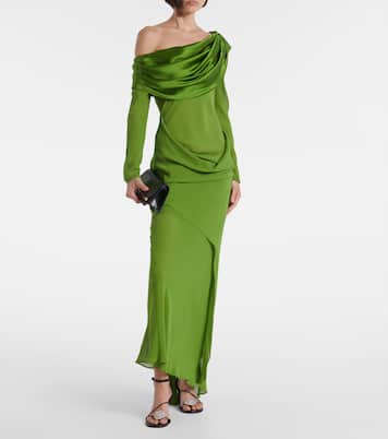 Robe aus Seiden-Georgette | Christopher Esber