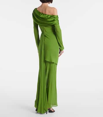 Robe aus Seiden-Georgette | Christopher Esber