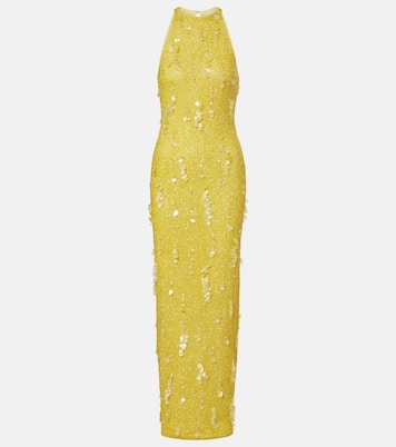 Robe Mimosa mit Pailletten | Clio Peppiatt