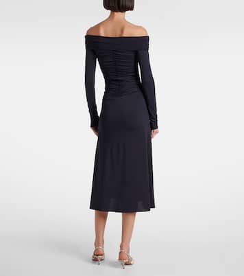 Vestido largo Callie de jersey fruncido | Altuzarra