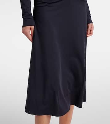 Vestido largo Callie de jersey fruncido | Altuzarra