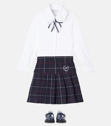 Checked pleated skirt | Monnalisa