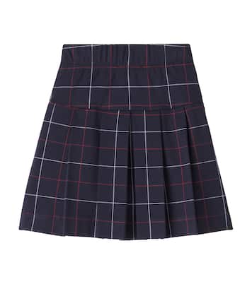 Checked pleated skirt | Monnalisa
