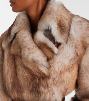 Cropped-Jacke Stallone aus Shearling | Khaite