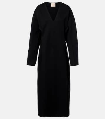 Robe midi en coton mélangé | Plan C