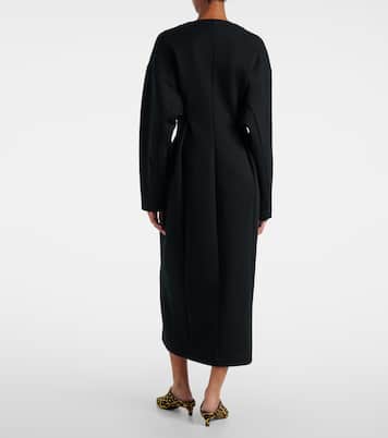 Robe midi en coton mélangé | Plan C