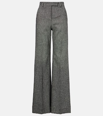 Pantaloni a gamba larga in misto lana | Valentino