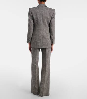 Pantaloni a gamba larga in misto lana | Valentino