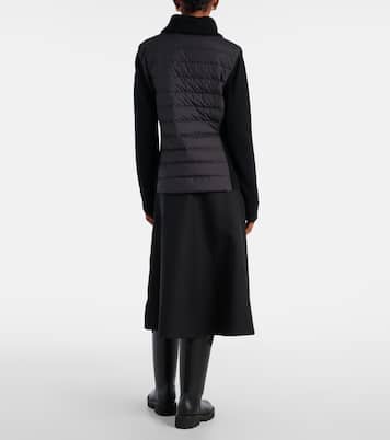 Daunenjacke mit Schurwolle | Moncler