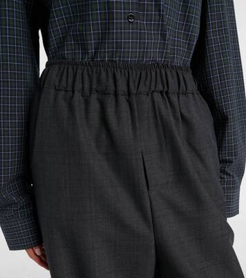 Baxter plaid wide-leg pants | The Frankie Shop