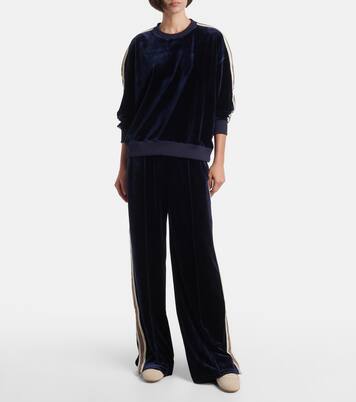 Sweatshirt Monaco Lisel aus Samt | The Upside
