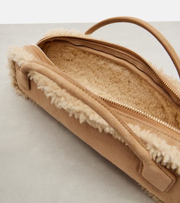 Le Teckel suede clutch | Alaïa