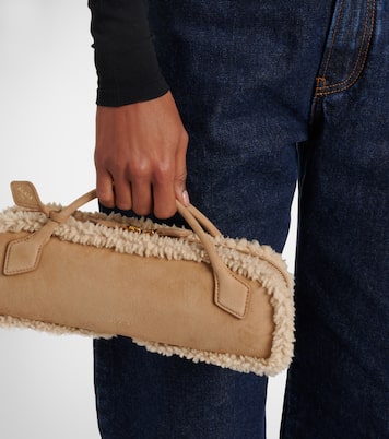 Le Teckel suede clutch | Alaïa