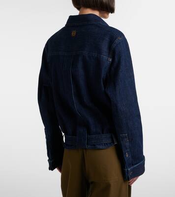 Gathered denim shirt | Loewe