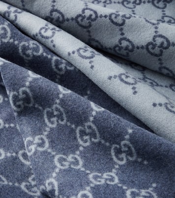 GG wool and cashmere blanket | Gucci