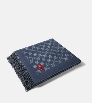 GG wool and cashmere blanket | Gucci