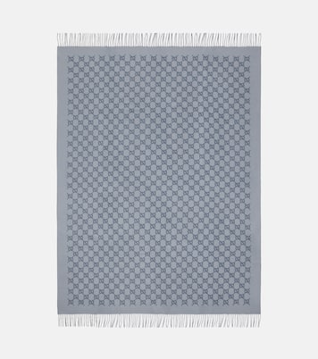 GG wool and cashmere blanket | Gucci