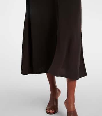 Hills cutout crêpe midi dress | Joseph