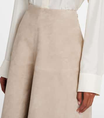 Varda suede maxi skirt  | Altuzarra