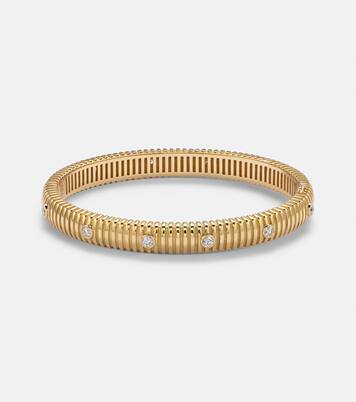 Clio 18kt gold (750/1000) bracelet with diamonds | Pamela Zamore