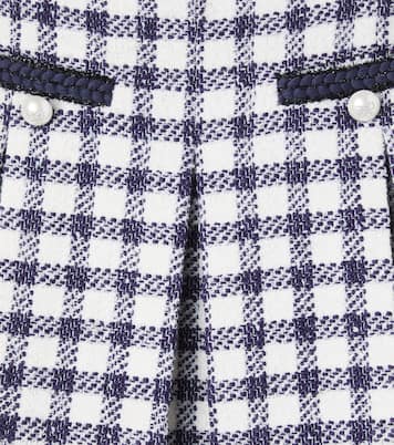 Checked bouclé skirt | Self-Portrait Kids