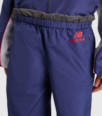 x New Balance poplin track pants | Miu Miu