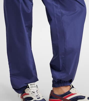 x New Balance poplin track pants | Miu Miu