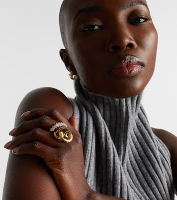 Ring aus 18kt Gelbgold (750/1000) mit Diamanten | Yeprem