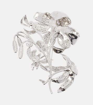 Floral crystal-embellished brooch | Gucci