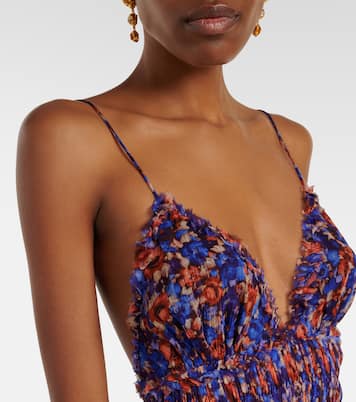 Atrani floral silk chiffon maxi dress | Ulla Johnson