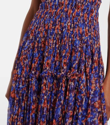 Atrani floral silk chiffon maxi dress | Ulla Johnson