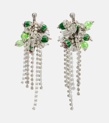 Crystal-embellished drop earrings | Dries Van Noten