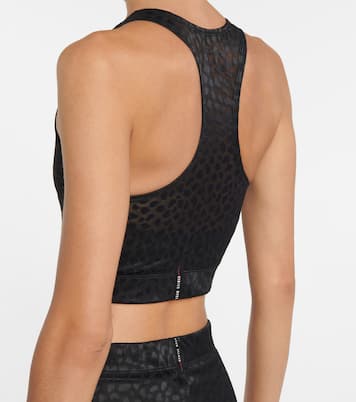 Crop top de nylon elástico | Adam Selman Sport