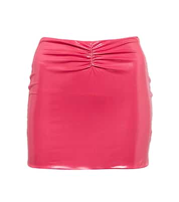 Minifalda metálica | Alessandra Rich