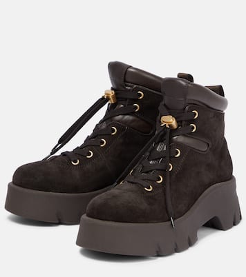 Vancouver suede hiking boots | Gianvito Rossi