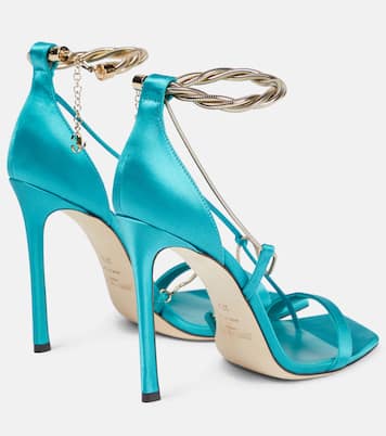 Oriana 110 satin sandals | Jimmy Choo