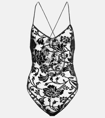 Fara Slip Mio lace bodysuit | Norma Kamali