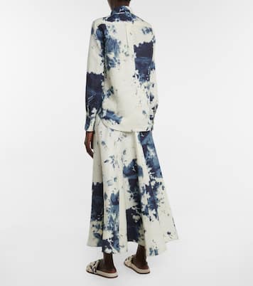Chemise tie & dye en lin | Chloé