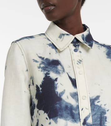 Chemise tie & dye en lin | Chloé