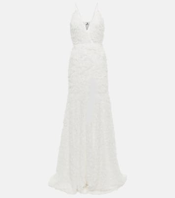 Bridal Robe Miley mit Zierfedern | Rotate