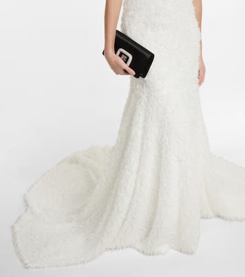 Bridal Robe Miley mit Zierfedern | Rotate