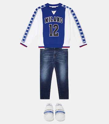 Sudadera de algodón estampada | Dolce&Gabbana Kids
