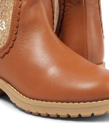 Leather sock boots | Chloé Kids