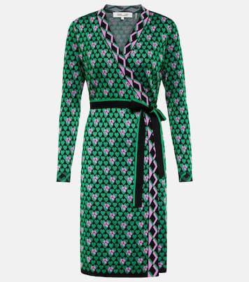 Robe portefeuille imprimée | Diane von Furstenberg