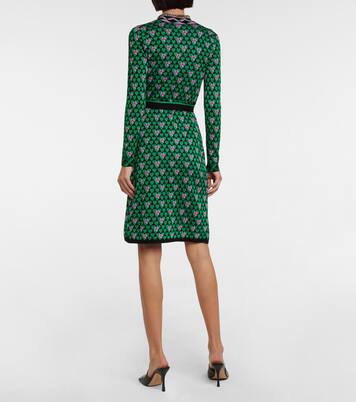 Robe portefeuille imprimée | Diane von Furstenberg