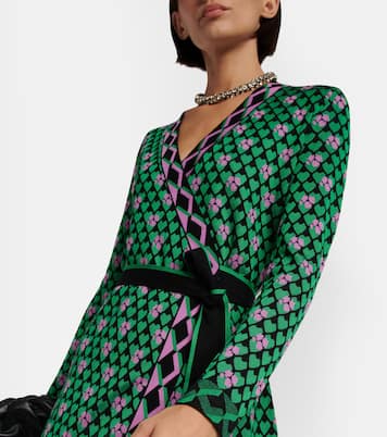 Robe portefeuille imprimée | Diane von Furstenberg