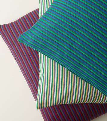 Ribbon striped cushion | Hay