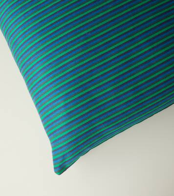 Ribbon striped cushion | Hay