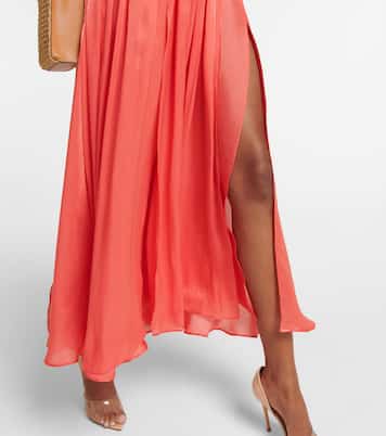 Abito midi Brennie in georgette | Costarellos
