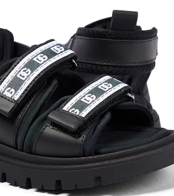 Sandales en cuir à logo | Dolce&Gabbana Kids